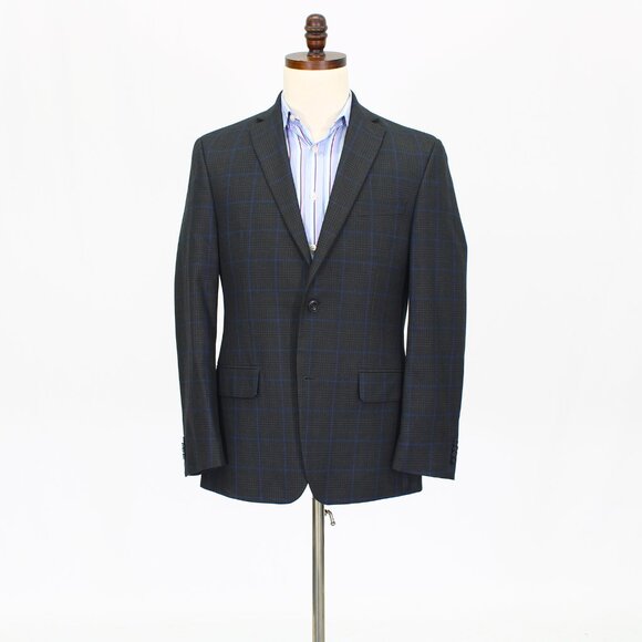 Michael Kors 38R Gray Check 2-Button Sport Coat Blazer Jacket T580